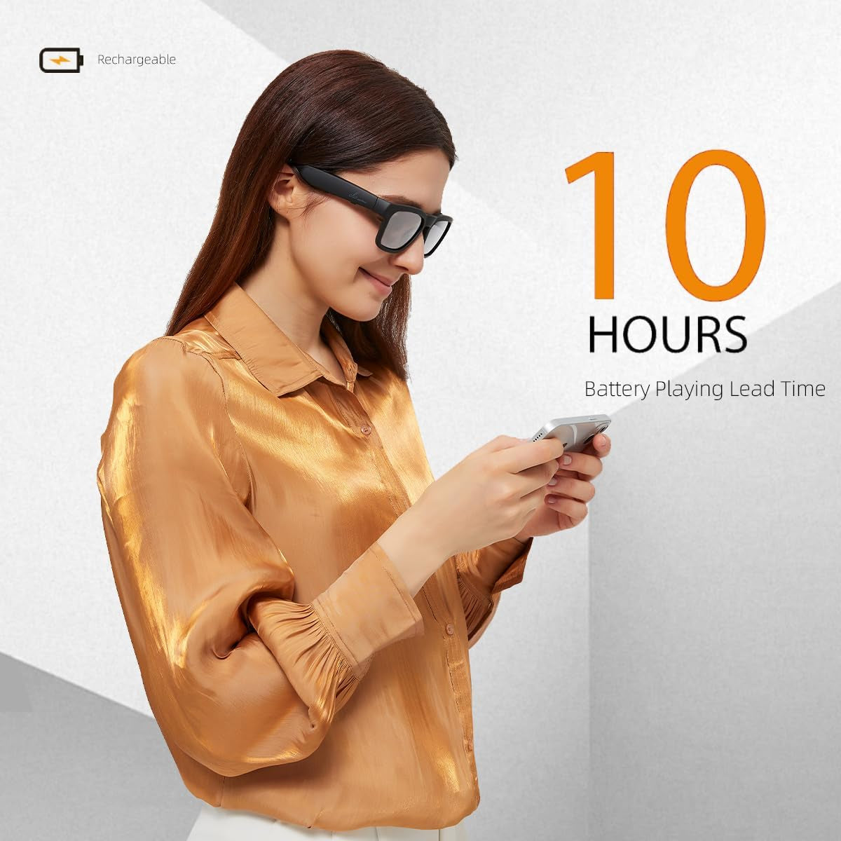 OhO Sunshine Bluetooth Audio Sunglasses – Open Ear Sport Glasses