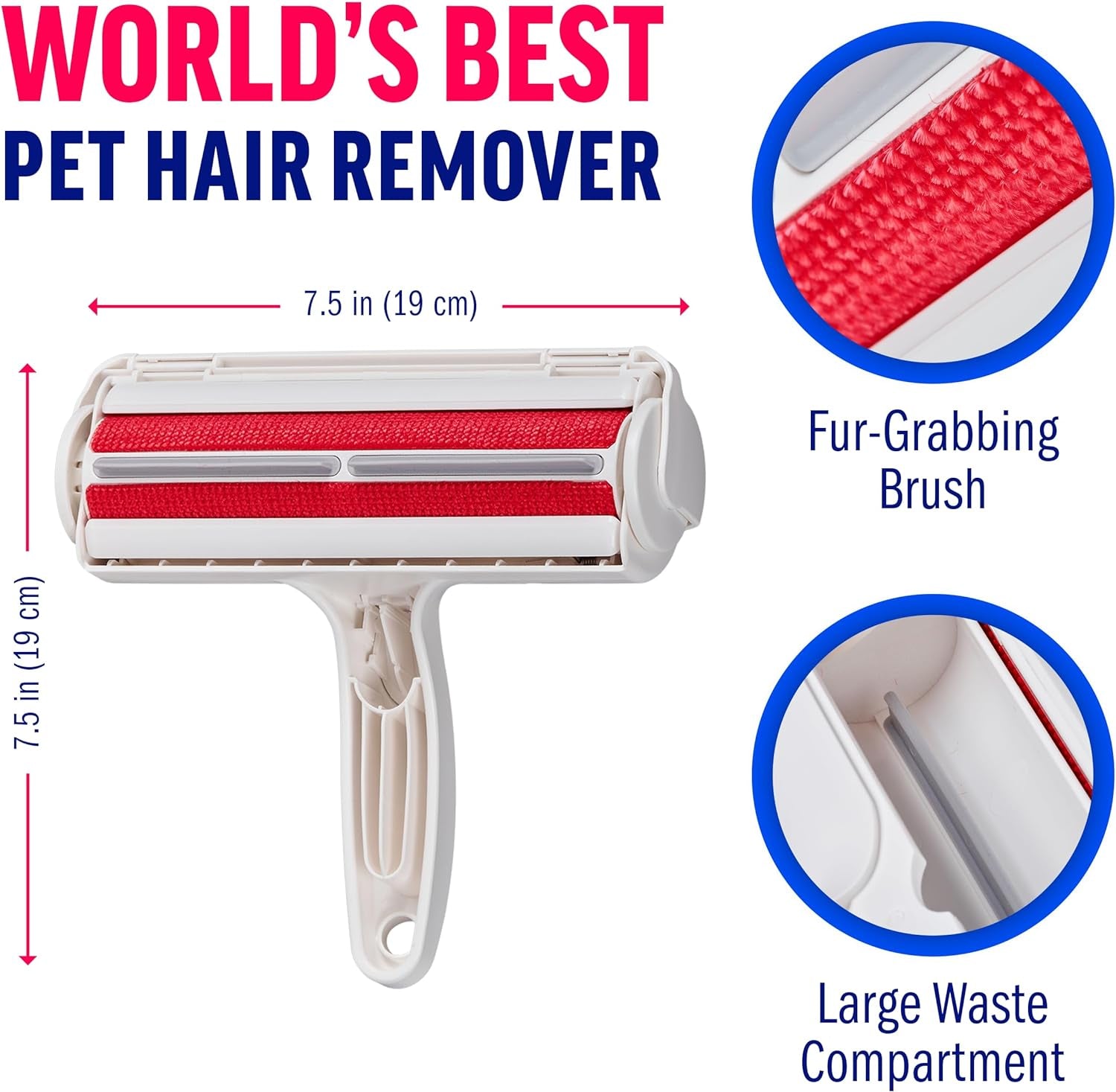 ChomChom Roller Pet Hair Remover – Reusable Dog & Cat Fur Roller