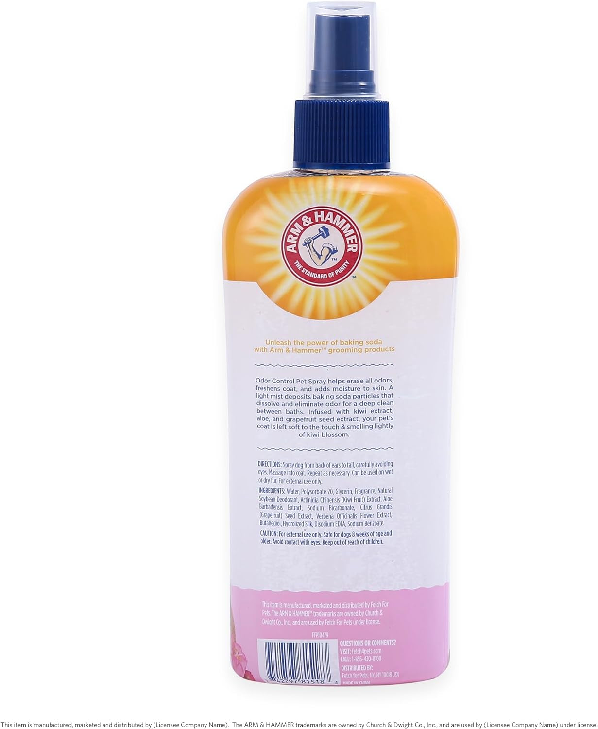 Arm & Hammer Super Deodorizing Dog Spray – Kiwi Blossom 8 oz