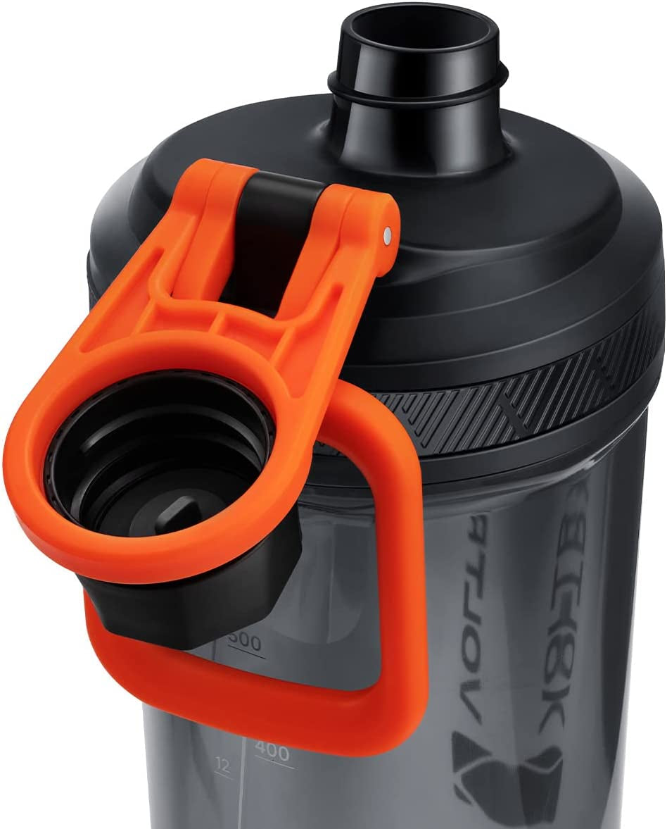 VOLTRX Gallium Electric Protein Shaker Bottle – USB-C Rechargeable 24oz