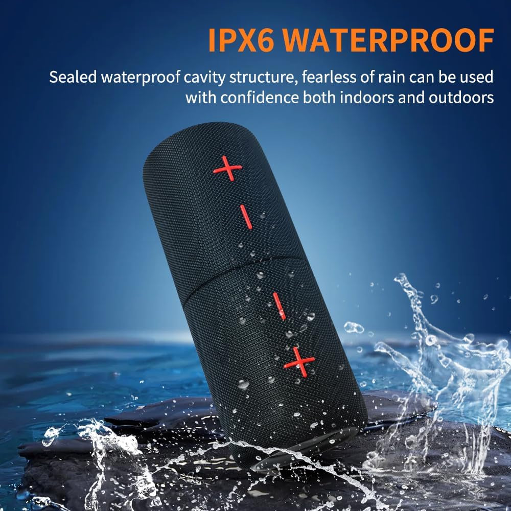 2-in-1 Splittable Bluetooth Speaker with 40W Stereo Sound