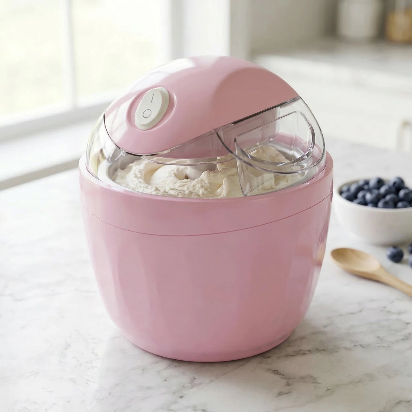 Small Personal Ice Cream Maker for Gelato, Sorbet & Frozen Treats
