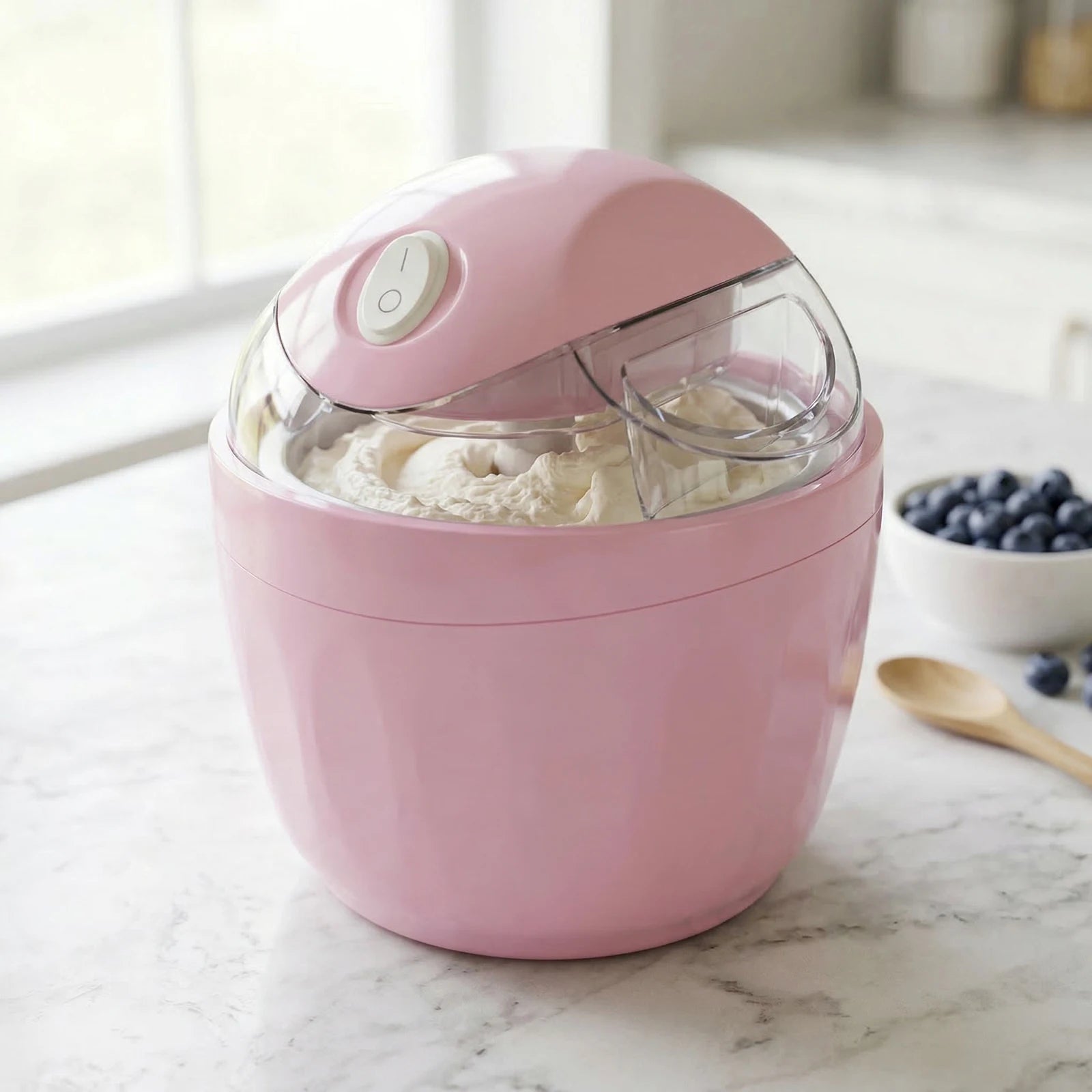 Small Personal Ice Cream Maker for Gelato, Sorbet & Frozen Treats