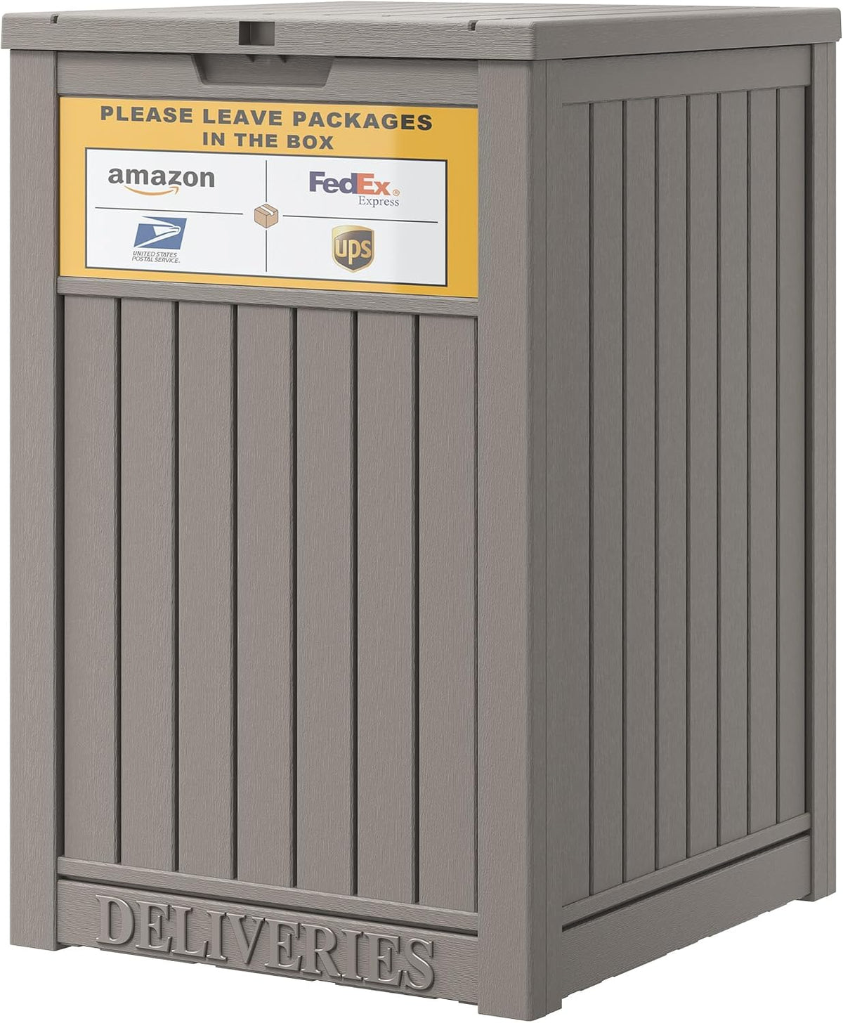 Package Delivery Box for Outside, Brown