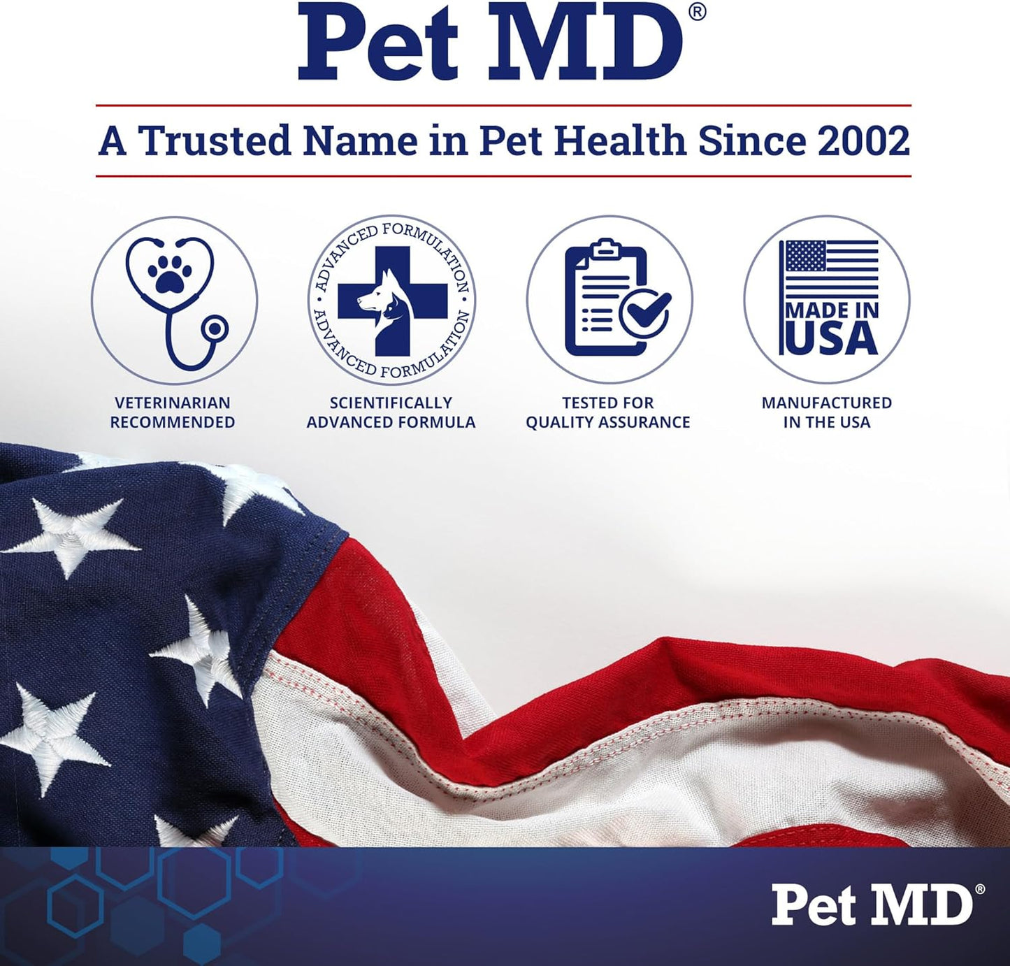 Pet MD Dog Ear Cleaning Finger Wipes – 50 Count