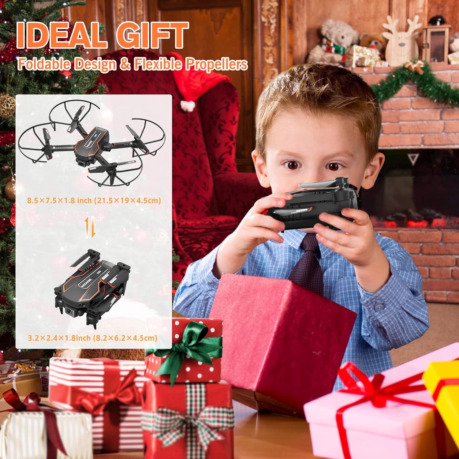 Mini Drone with 1080P Camera – Remote Control FPV Drone for Kids