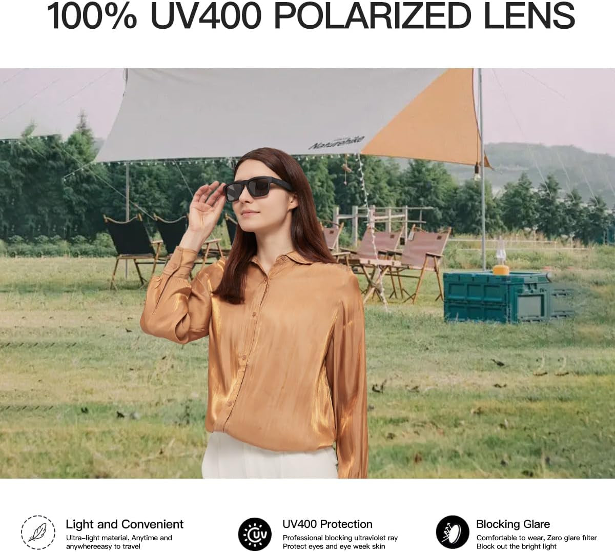 OhO Sunshine Bluetooth Audio Sunglasses – Open Ear Sport Glasses