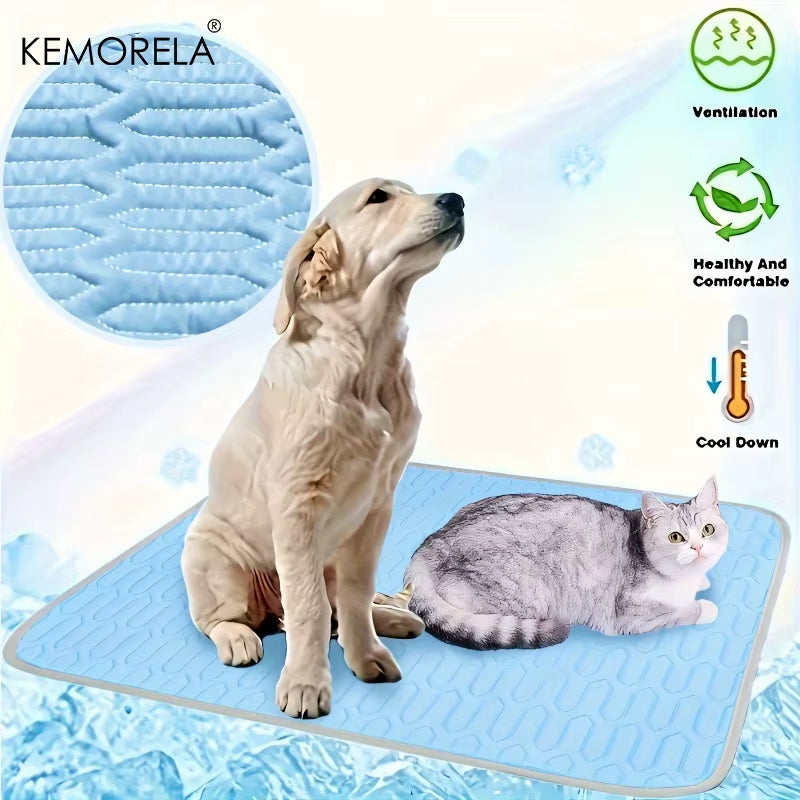 Ice-Cool Summer Pet Cooling Mat for Dogs & Cats