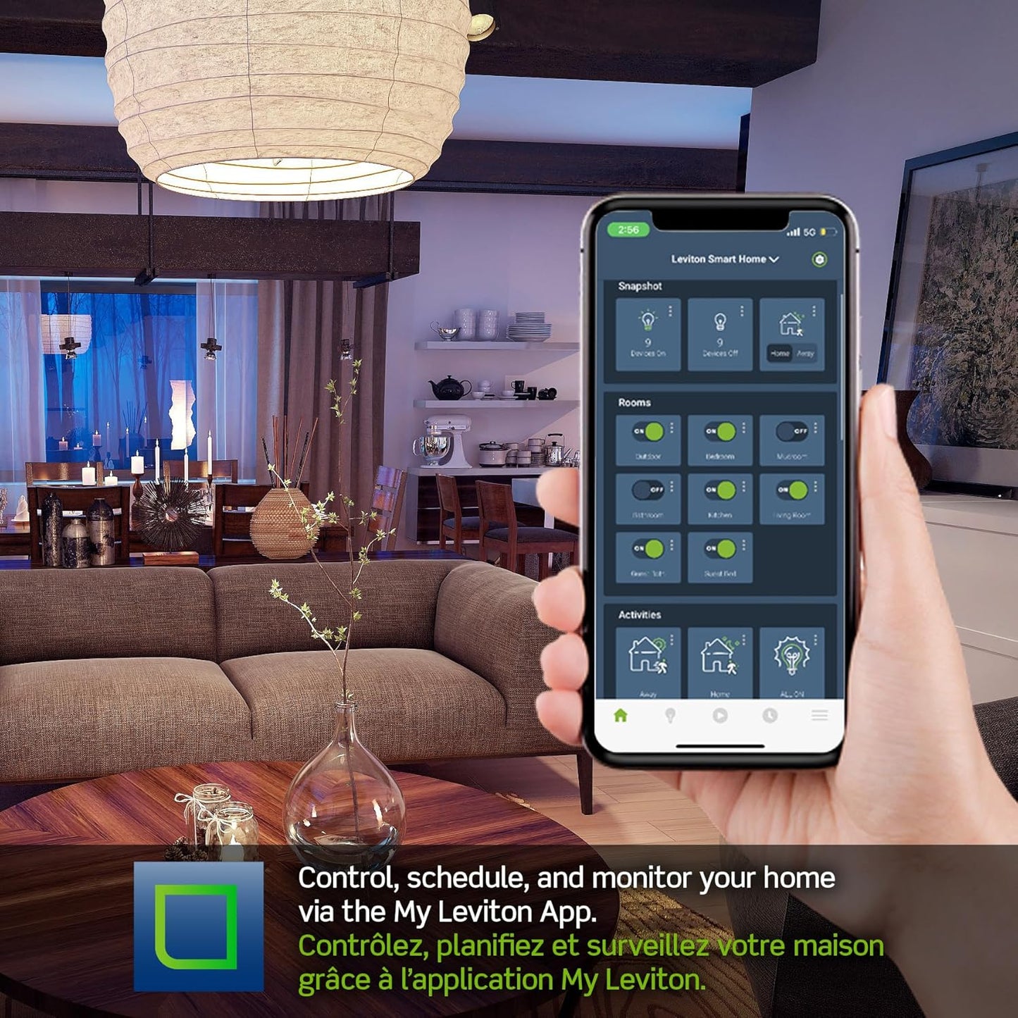 Decora Smart Switch, Wi-Fi, Works with Matter, Alexa, Google Assistant, Apple Home/Siri & Wired or Wirefree 3-Way, Neutral Wire Required, D315S-1RW, White