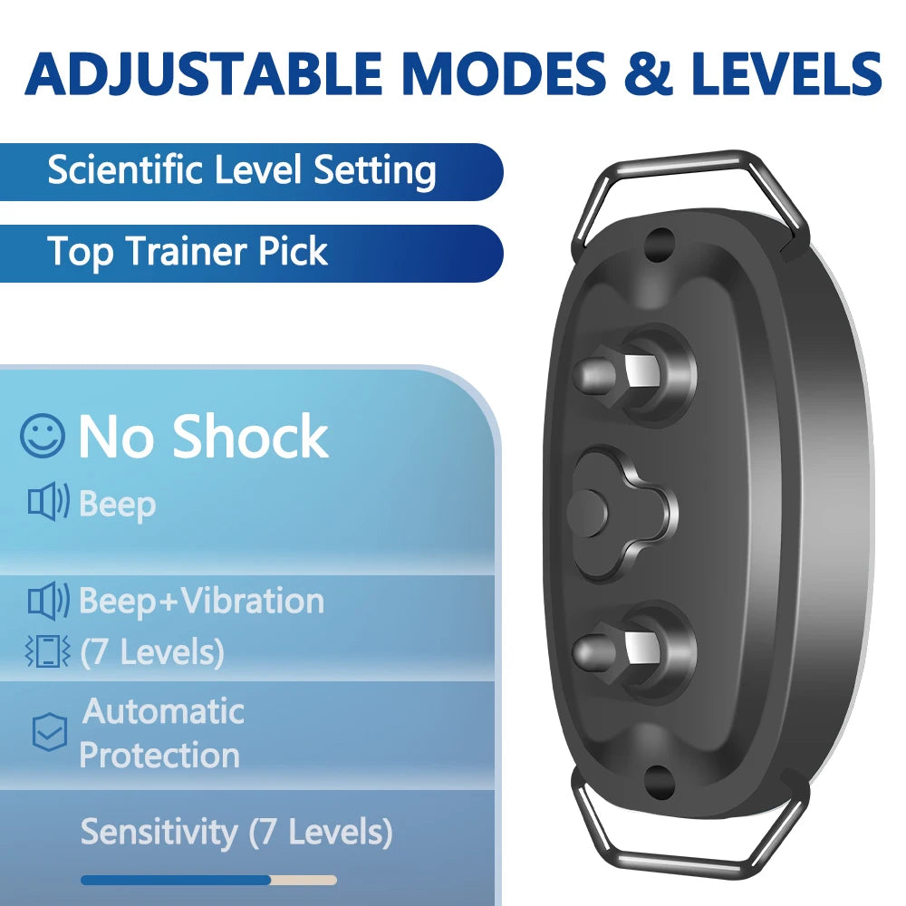 Rechargeable Smart Dog Bark Collar with Adjustable Sensitivity