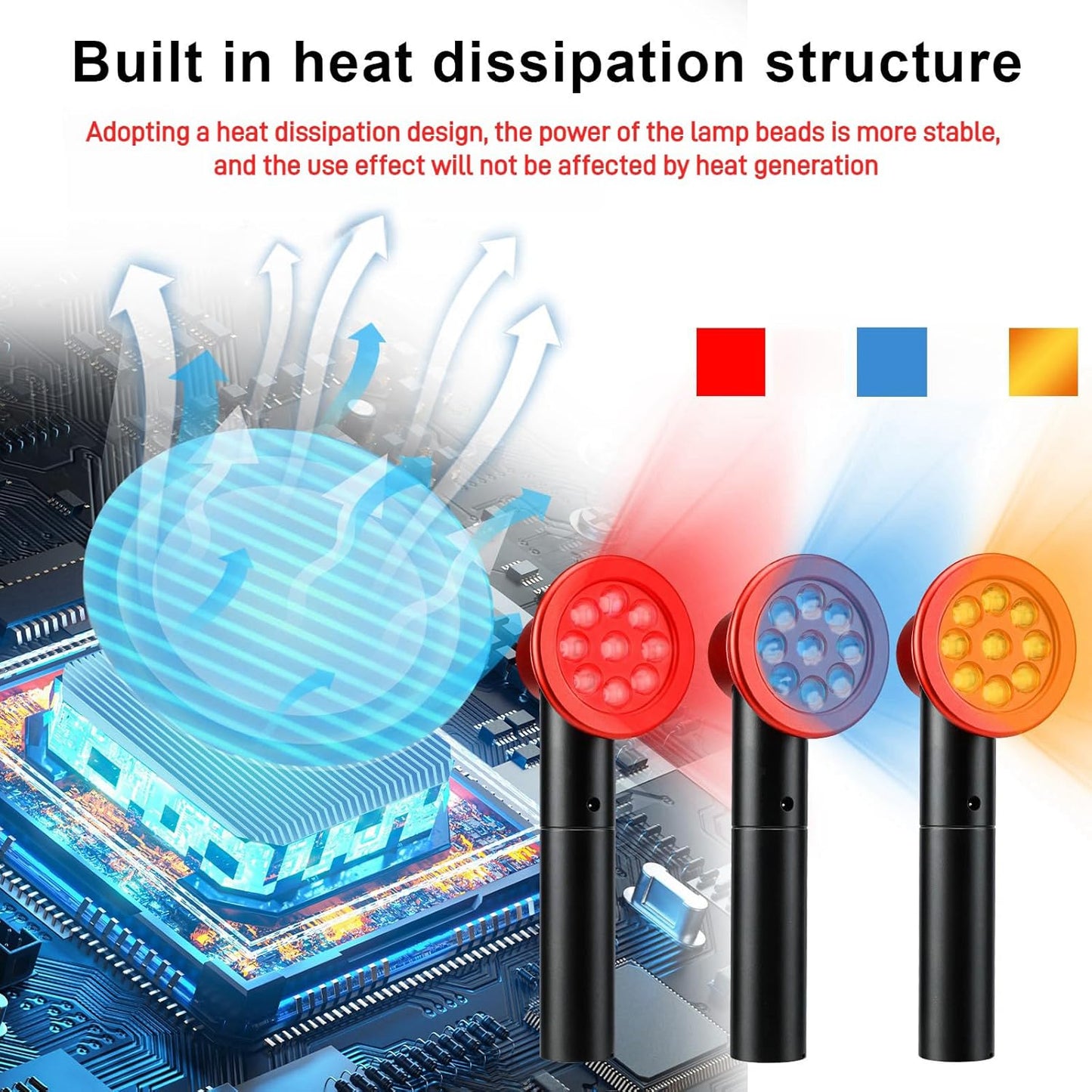 Handheld Red Light Therapy Device 630/660/850nm | NINSI