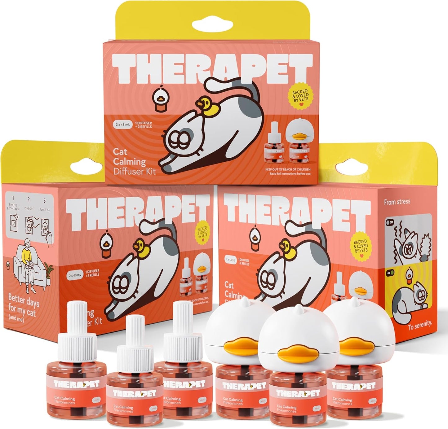 TheraPet 60-Day Cat Calming Pheromone Diffuser Kit