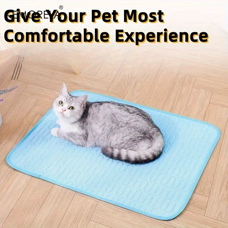 Ice-Cool Summer Pet Cooling Mat for Dogs & Cats