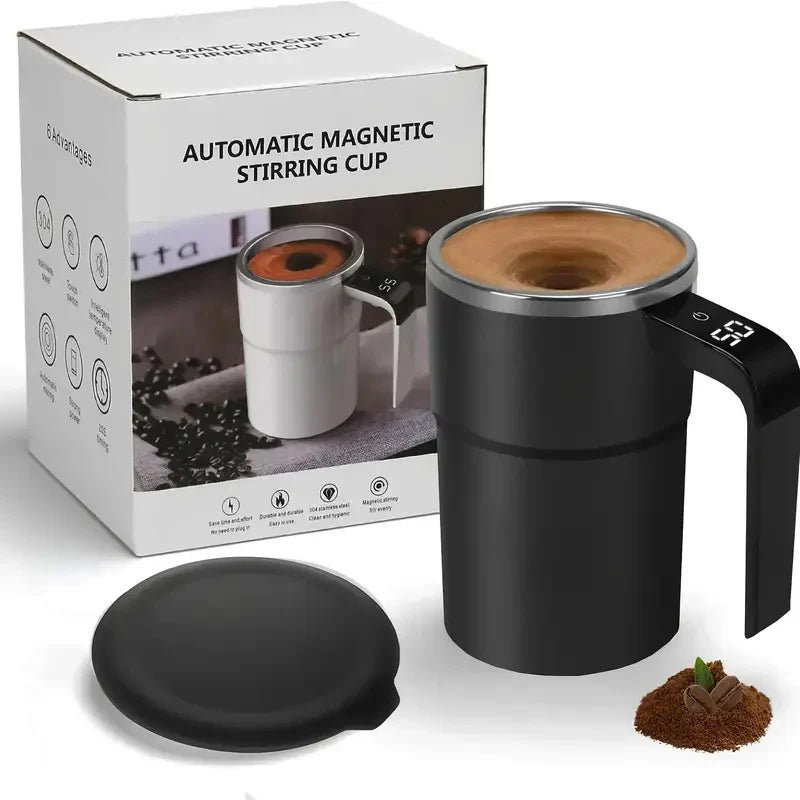 Automatic Electric Mixing Cup for Coffee, Milkshakes, and Protein Shakes - Portable Household Blender