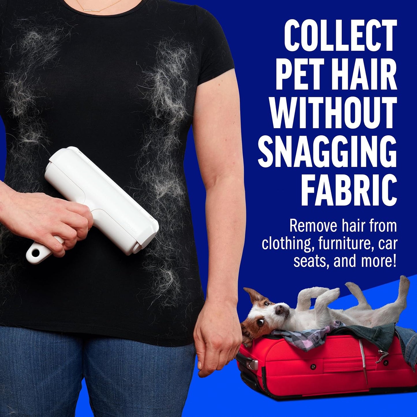 ChomChom Roller Pet Hair Remover – Reusable Dog & Cat Fur Roller
