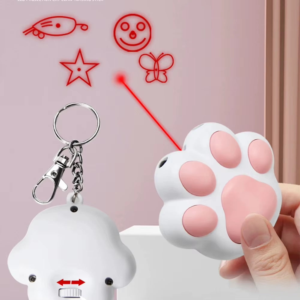 Rechargeable Laser Cat Toy with 5 Adjustable Patterns