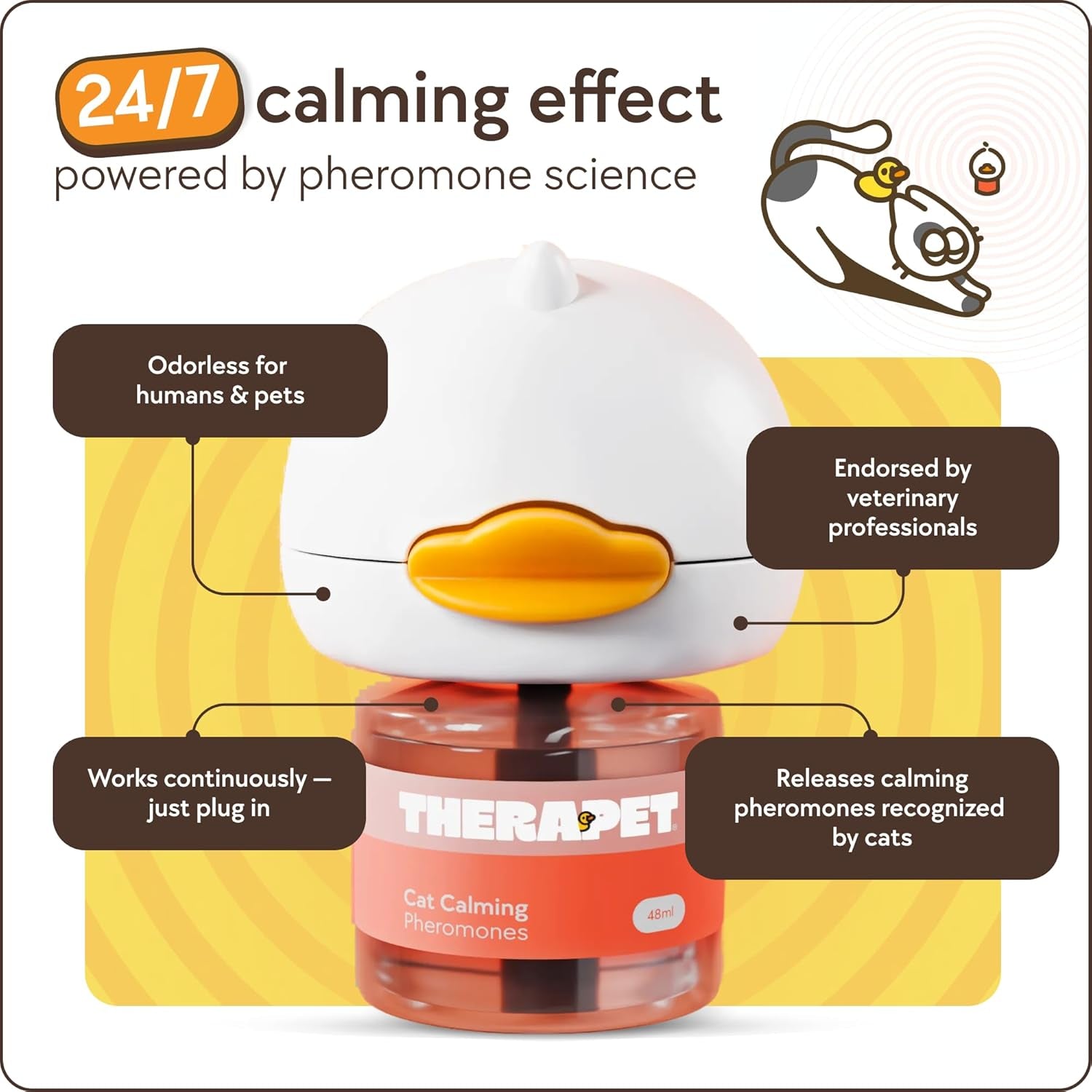 TheraPet 60-Day Cat Calming Pheromone Diffuser Kit