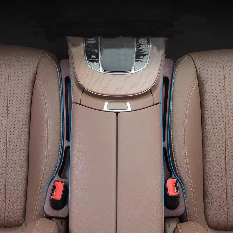 Leak-proof car seat gap strip for preventing dropped items