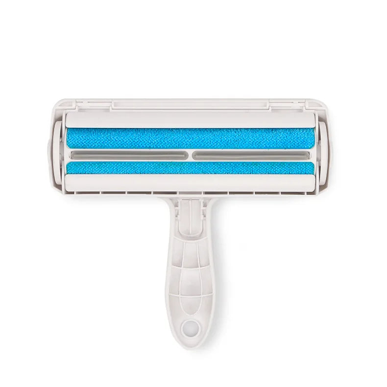 Reusable pet hair remover roller for furniture and upholstery