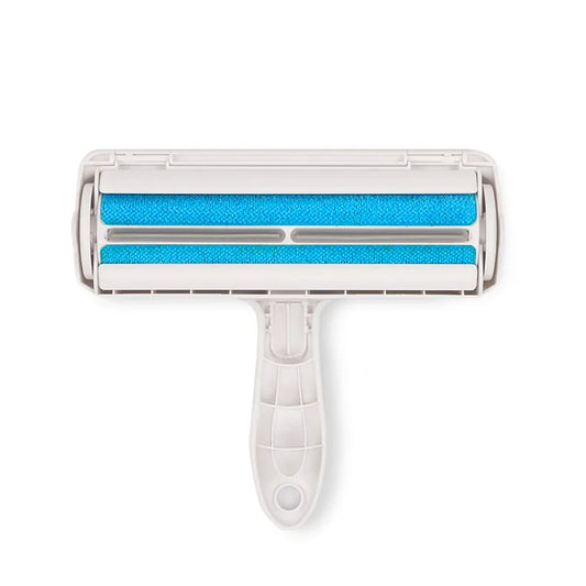 Reusable pet hair remover roller for furniture and upholstery