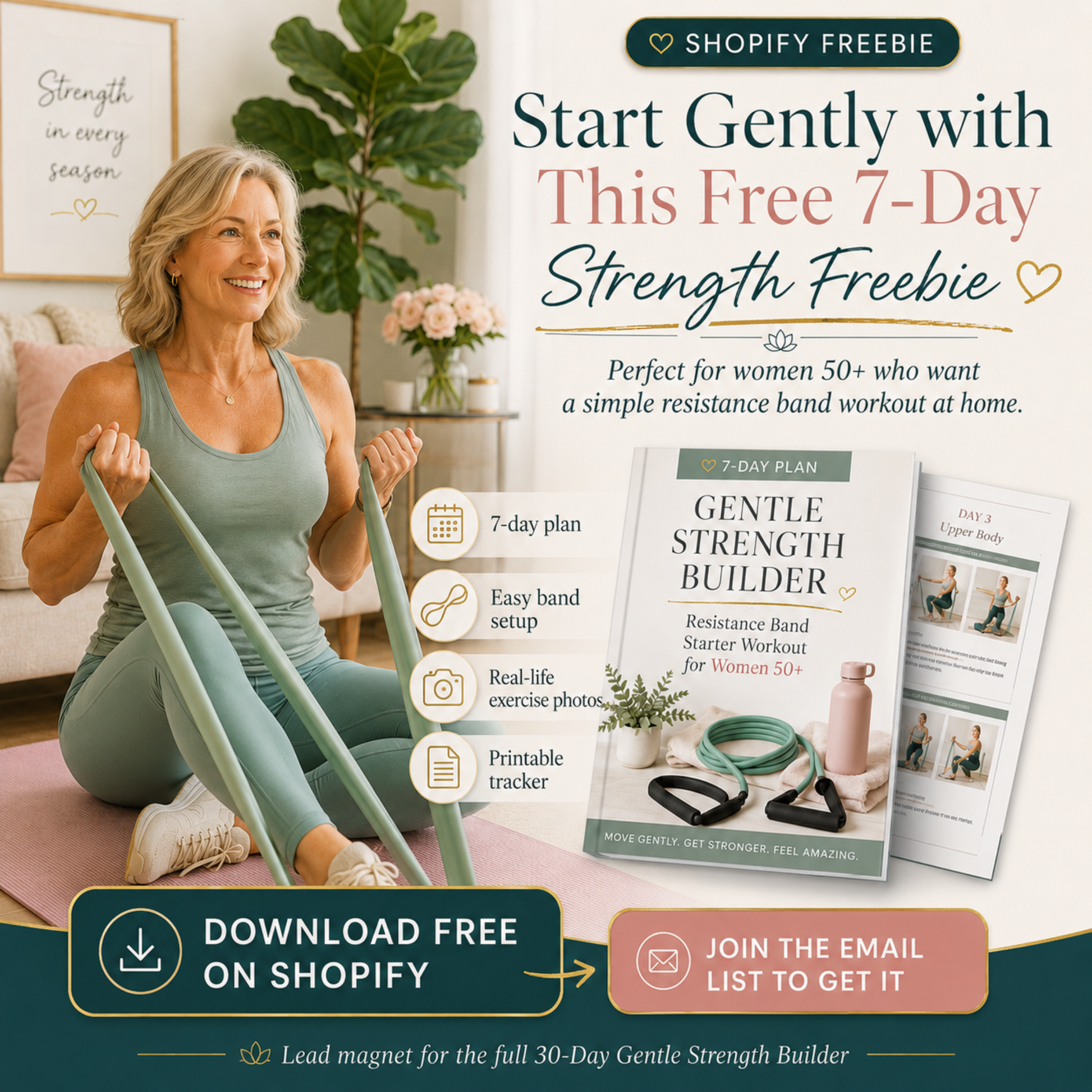 Free 7-Day Resistance Band Workout for Women 50+ — view 4