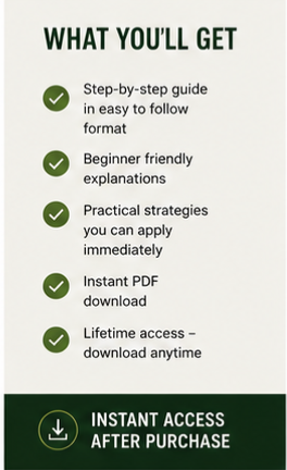 What’s inside the Shopify Store Success Guide, including homepage setup, product page fixes, trust-building tips, store structure, SEO basics, and launch checklist.